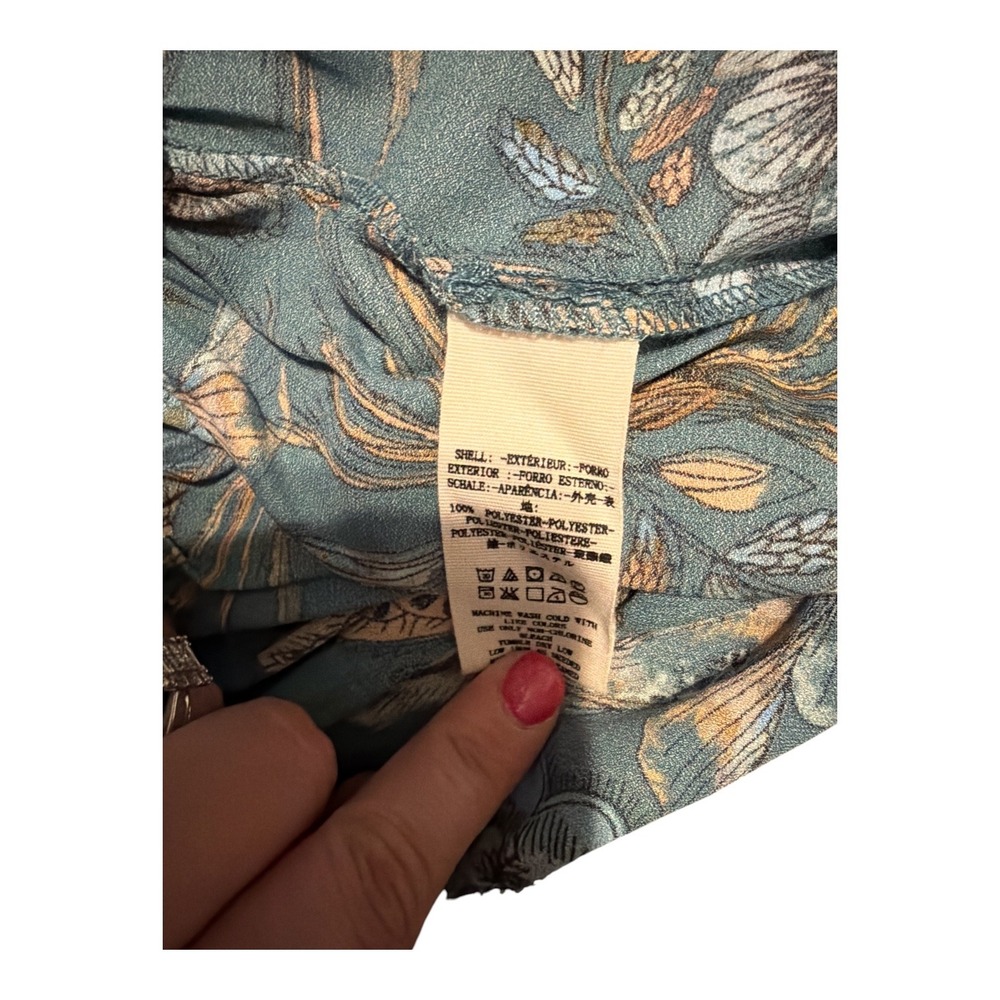 Free People Purple Haze Floral Long Tunic, Medium - Picture 6 of 8